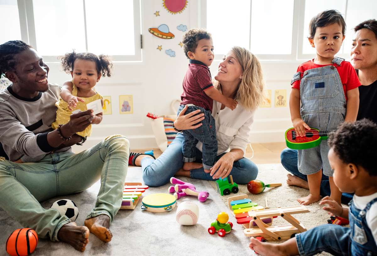 Group of parents